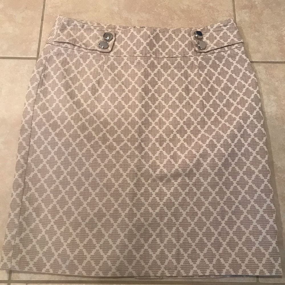 Banana Republic Tan A-line Mini Skirt